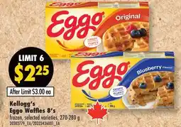 Fortinos KELLOGG'S EGGO WAFFLES, 8'S offer