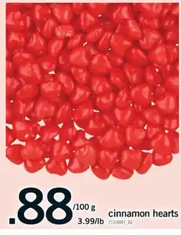 Fortinos CINNAMON HEARTS offer