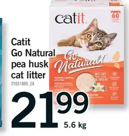 Fortinos CATIT GO NATURAL PEA HUSK CAT LITTER offer