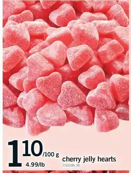 Fortinos CHERRY JELLY HEARTS offer