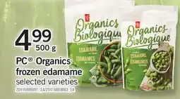 Fortinos PC ORGANICS FROZEN EDAMAME offer