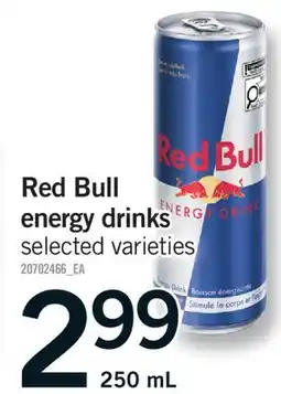 Fortinos RED BULL ENERGY DRINKS offer