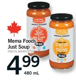 Fortinos MEMA FOODS JUST SOUP offer
