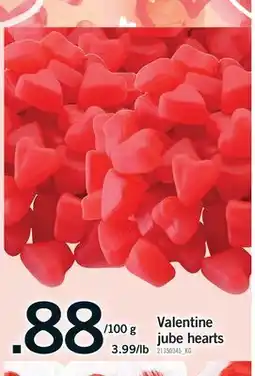 Fortinos VALENTINE JUBE HEARTS offer