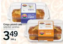 Fortinos CRISPY POUND CAKE offer