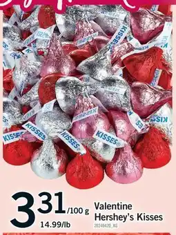 Fortinos VALENTINE HERSHEY'S KISSES offer