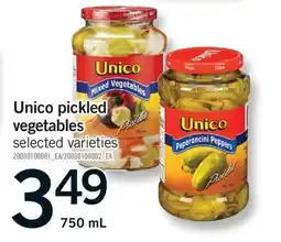 Fortinos UNICO PICKLED VEGETABLES offer