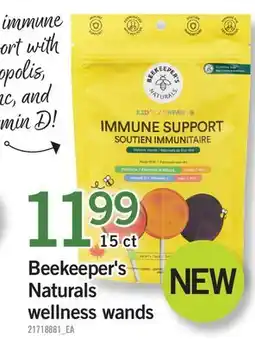 Fortinos BEEKEEPER'S NATURALS WELLNESS WANDS, 15 CT offer