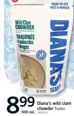 Fortinos DIANA'S WILD CLAM CHOWDER offer