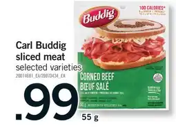 Fortinos CARL BUDDIG SLICED MEAT offer