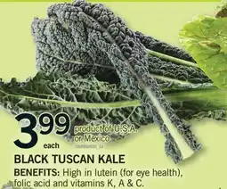 Fortinos BLACK TUSCAN KALE offer