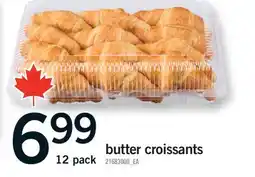 Fortinos BUTTER CROISSANTS offer
