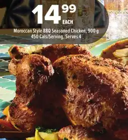 Metro MOROCCAN STYLE BBQ SEASONED CHICKEN offer