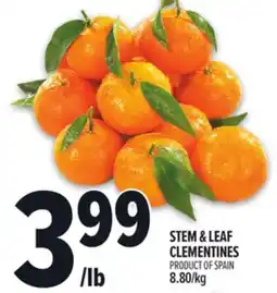 Metro STEM & LEAF CLEMENTINES offer