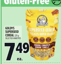 Metro GOLDYS SUPERSEED CEREAL offer