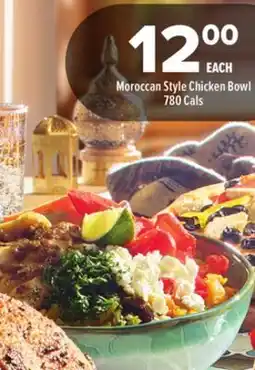 Metro MOROCCAN STYLE CHICKEN BOWL offer