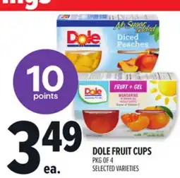 Metro DOLE FRUIT CUPS offer
