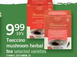 Fortinos TEECCINO MUSHROOM HERBAL, 10'S offer