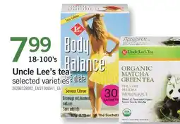 Fortinos UNCLE LEE'S TEA, 18-100'S offer