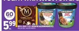 Metro BEN & JERRY'S ICE CREAM OR MAGNUM NOVELTIES offer