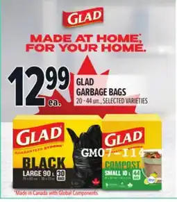 Metro GLAD GARBAGE BAGS offer