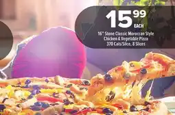 Metro FRESH 2 GO 16 STONE CLASSIC MOROCCAN STYLE CHICKEN & VEGETABLE PIZZA offer