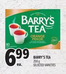 Metro BARRY'S TEA offer