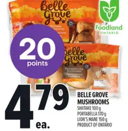 Metro BELLE GROVE MUSHROOMS offer