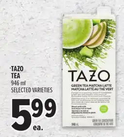Metro TAZO TEA offer