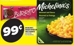 Metro MICHELINA'S FROZEN ENTRÉE OR TINA'S BURRITO offer