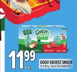Metro GOGO SQUEEZ SNACK offer