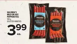 Metro HALENDA'S MILD OR HOT PEPPERETTES offer