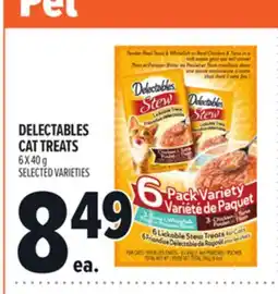Metro DELECTABLES CAT TREATS offer