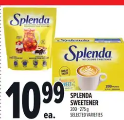Metro SPLENDA SWEETENER offer