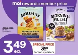 Metro JORDANS CEREAL offer