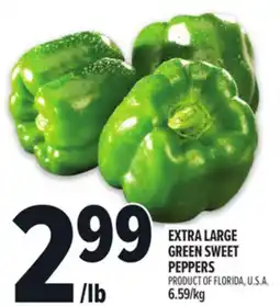 Metro EXTRA LARGE GREEN SWEET PEPPERS offer