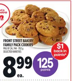 Metro FRONT STREET BAKERY FAMILY PACK COOKIES offer