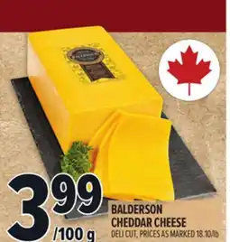 Metro BALDERSON CHEDDAR CHEESE offer