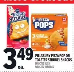 Metro PILLSBURY PIZZA POP OR TOASTER STRUDEL SNACKS offer