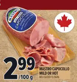 Metro MASTRO CAPOCOLLO MILD OR HOT offer