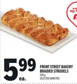 Metro FRONT STREET BAKERY BRAIDED STRUDELS offer