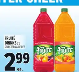 Metro FRUITÉ DRINKS offer