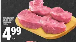 Metro BONELESS PORK SIRLOIN CHOPS offer