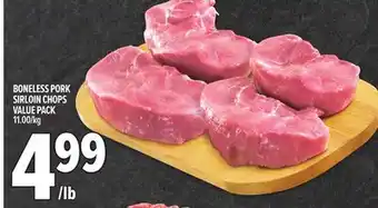 Metro BONELESS PORK SIRLOIN CHOPS offer