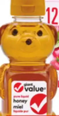 Giant Tiger Applesnax apple Sauce pouches or Giant Value Honey offer