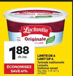 Giant Tiger Lactantia traditional spread offer