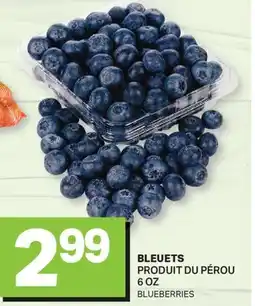 L'Intermarché BLEUETS | BLUEBERRIES, 6 OZ offer