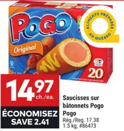 Giant Tiger Pogo Original Cooked Battered Wiener on a Stick, 20-Pack offer