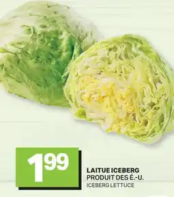 L'Intermarché LAITUE ICEBERG | ICEBERG LETTUCE offer