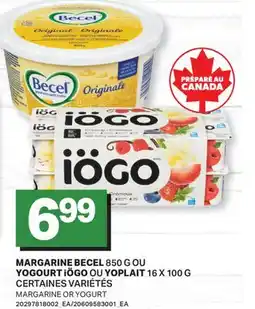 L'Intermarché MARGARINE, 850 G OU YOGOURT offer